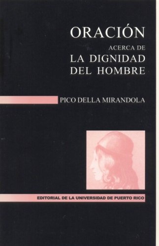 Book cover for Oracic3n Acerca de La Dignidad del Hombre