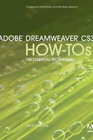 Cover of Adobe Dreamweaver CS3 How-Tos