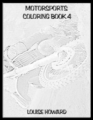 Book cover for Motorsports Coloring Book 4