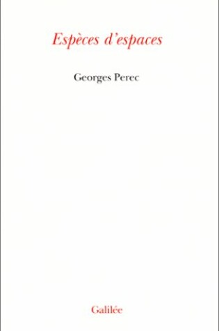 Cover of Especes d'Especes