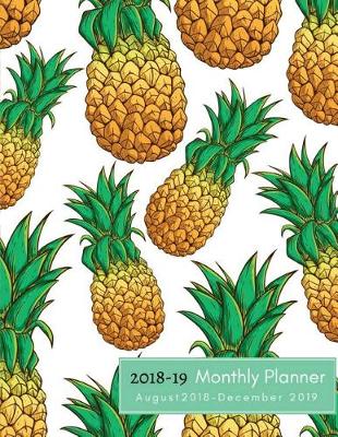 Book cover for August 2018 - December 2019, 2018-19 Monthly Planner
