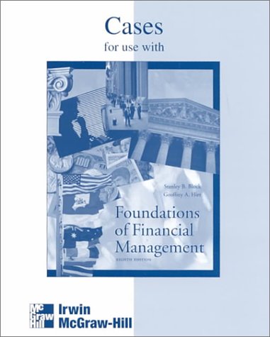 Book cover for Fndtn Fin Mgt Casebk