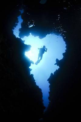 Book cover for Scuba Diver in Underwater Cavern Journal