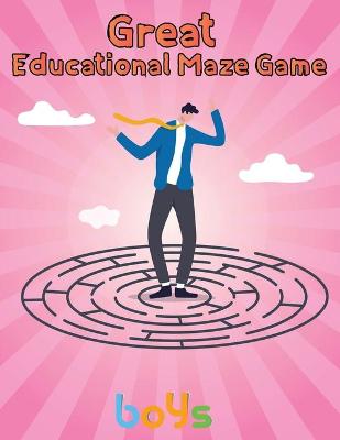 Book cover for Great Educational Maze Game Boys