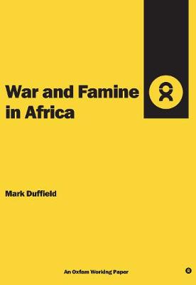 Book cover for War and Famine in Africa