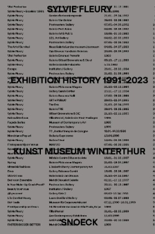 Cover of Sylvie Fleury: Exhibition History 1991-2023