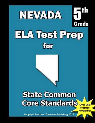 Book cover for Nevada 5th Grade ELA Test Prep