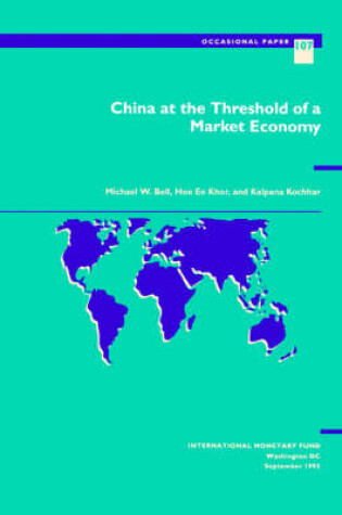 Cover of China at the Threshold of a Market Economy