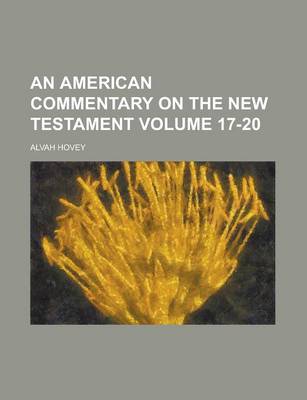 Book cover for An American Commentary on the New Testament Volume 17-20