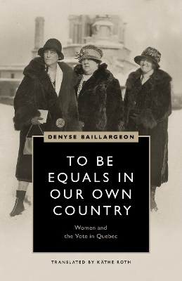 Book cover for To Be Equals in Our Own Country