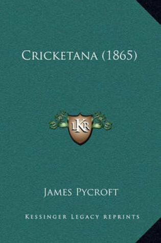 Cover of Cricketana (1865)