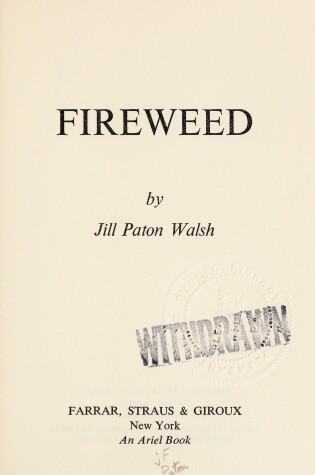 Cover of Fireweed