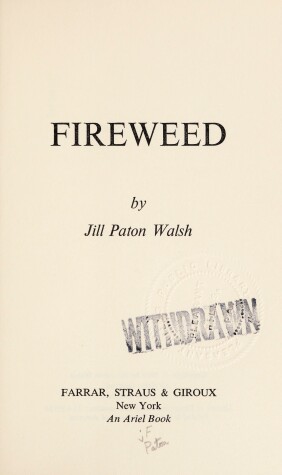Cover of Fireweed