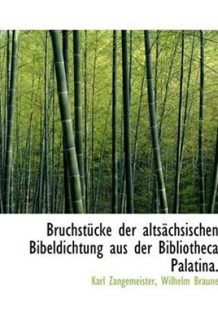 Cover of Bruchst Cke Der Alts Chsischen Bibeldichtung Aus Der Bibliotheca Palatina.
