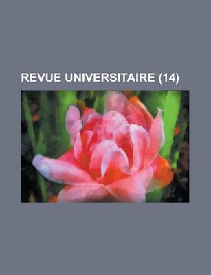 Book cover for Revue Universitaire (14)