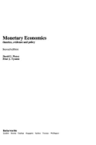 Cover of Monetary Economics