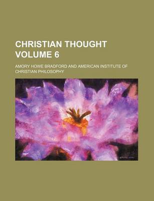 Book cover for Christian Thought Volume 6