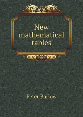 Book cover for New mathematical tables