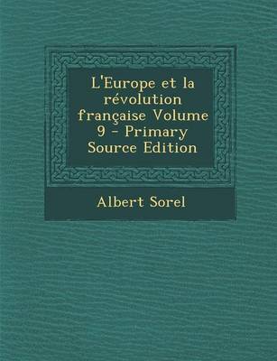 Book cover for L'Europe Et La Revolution Francaise Volume 9