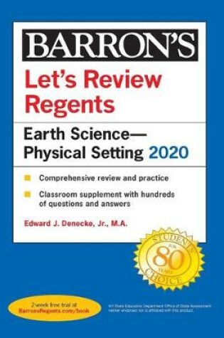 Cover of Let's Review Regents: Earth Science--Physical Setting 2020