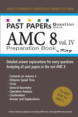 Book cover for Past Papers Question Bank Amc8 [volume 4]