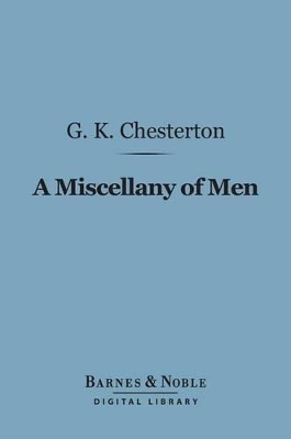Book cover for A Miscellany of Men (Barnes & Noble Digital Library)