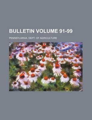 Book cover for Bulletin Volume 91-99