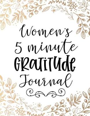 Book cover for Women's 5 Minute Gratitude Journal