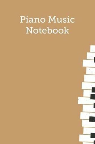 Cover of Piano Music Notebook