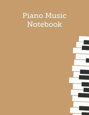 Book cover for Piano Music Notebook