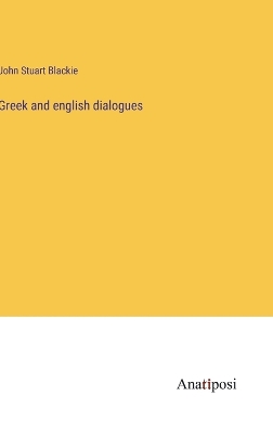 Book cover for Greek and english dialogues