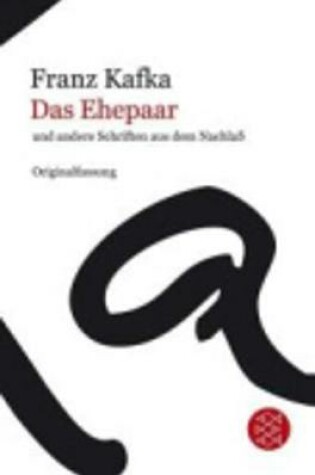 Cover of Das Ehepaar Und Andere Schriften Aus Dem Nachlass