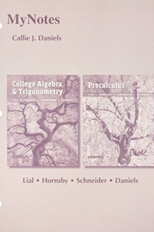 Cover of Mynotes for College Algebra and Trigonometry and Precalculus