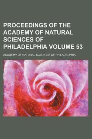 Cover of Proceedings of the Academy of Natural Sciences of Philadelphia Volume 53