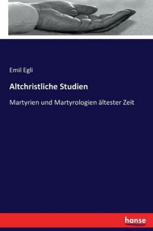 Cover of Altchristliche Studien