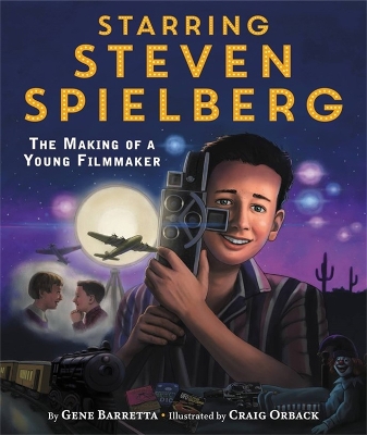 Book cover for Starring Steven Spielberg