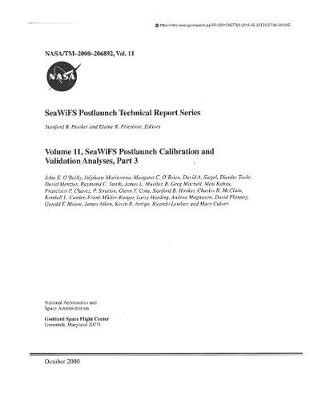 Book cover for Seawifs Postlaunch Technical Report Series. Volume 11; Seawifs Postlaunch Calibration and Validation Analyses