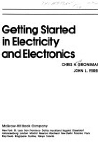 Cover of Getting Started in Electricity and Electronics