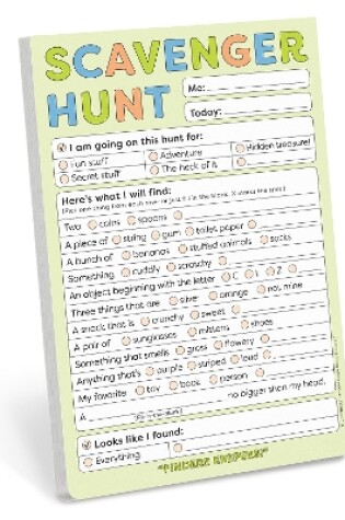 Cover of Knock Knock Kids Scavenger Hunt Playtime Pads