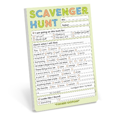 Book cover for Knock Knock Kids Scavenger Hunt Playtime Pads