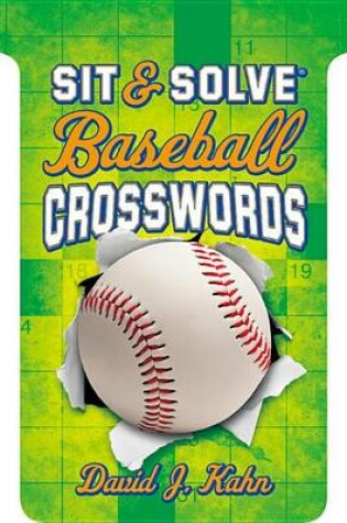 Cover of Sit & Solve® Baseball Crosswords