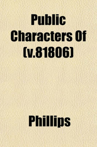 Cover of Public Characters of (V.81806)