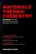 Book cover for Materials Thermochemistry