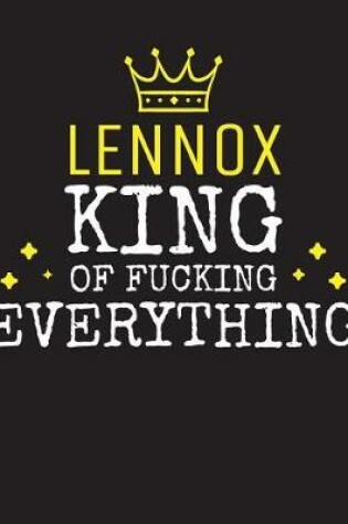 Cover of LENNOX - King Of Fucking Everything