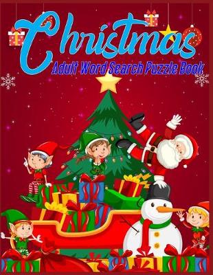 Book cover for Christmas Adult Word Search Puzzle Book