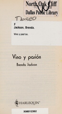 Cover of Vino Y Pasi�n