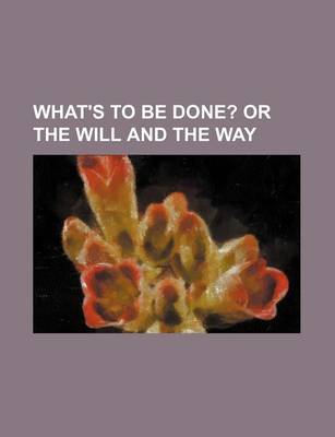 Book cover for What's to Be Done?