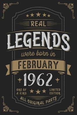 Book cover for Real Legendes were born in February 1962