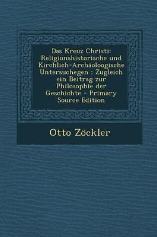 Cover of Das Kreuz Christi