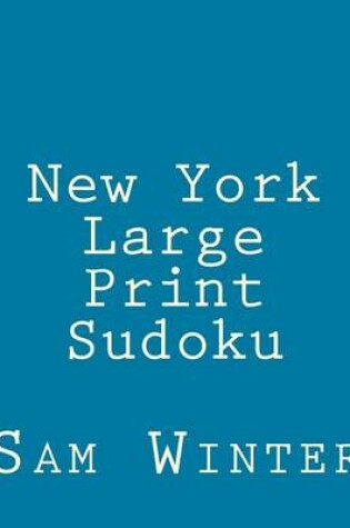 Cover of New York Large Print Sudoku